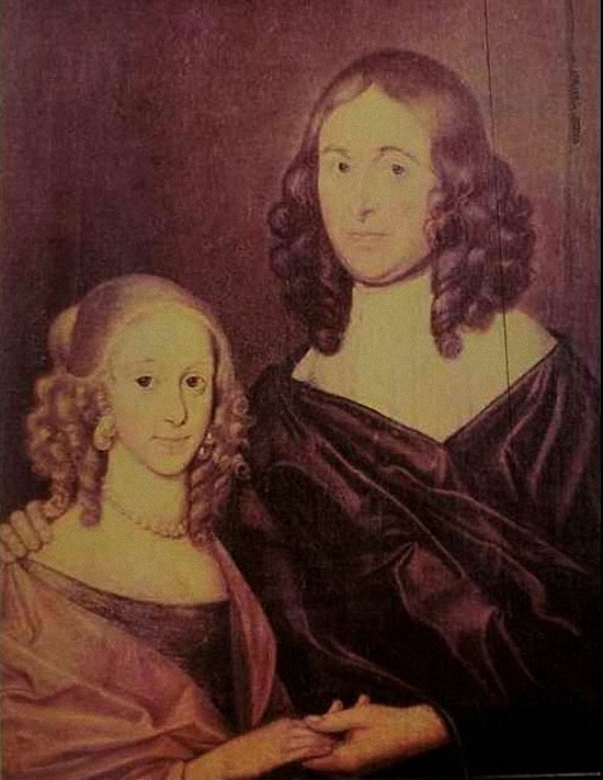 Elizabeth Hall, Granddaughter Of William Shakespeare, With Her First Husband, Thomas Nashe, c.1630
